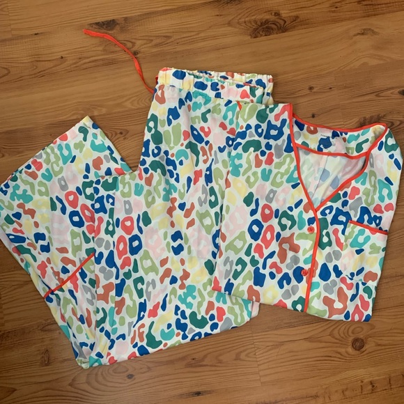 summersalt Other - Summersalt colorful leopard pajama set